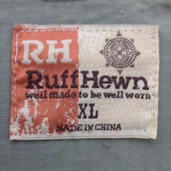 Ruff Hewn Gray Full Zip Jacket U.S. Army Signal Corps Patch Women's Size XL - Picture 2 of 8